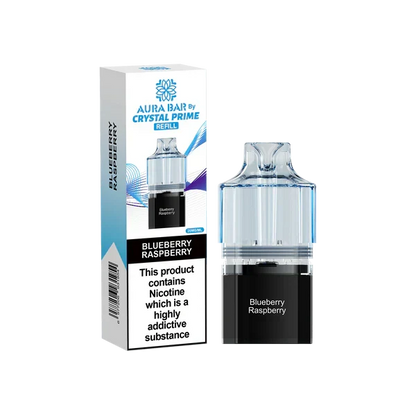 Crystal Prime Aura Bar 10k Replacement Pods - Box of 10 | only £47.25 | Cheapest Vape Shop in Uk