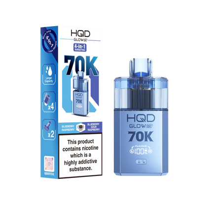HQD Glow Air 70K Pod Vape Kit | only £15.99 | Cheapest Vape Shop in Uk