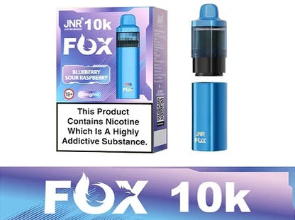 JNR Fox 10K Prefilled Pod Vape Kit | only £9.99 | Cheapest Vape Shop in Uk