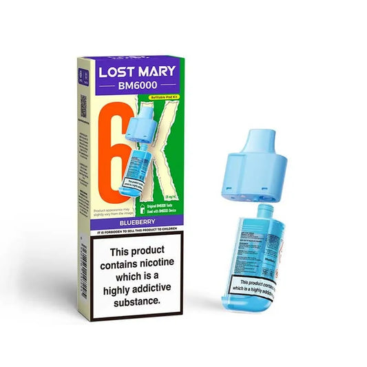 Lost Mary BM6000 Prefilled Vape Pods - Box of 10 | only £52 | Cheapest Vape Shop in Uk