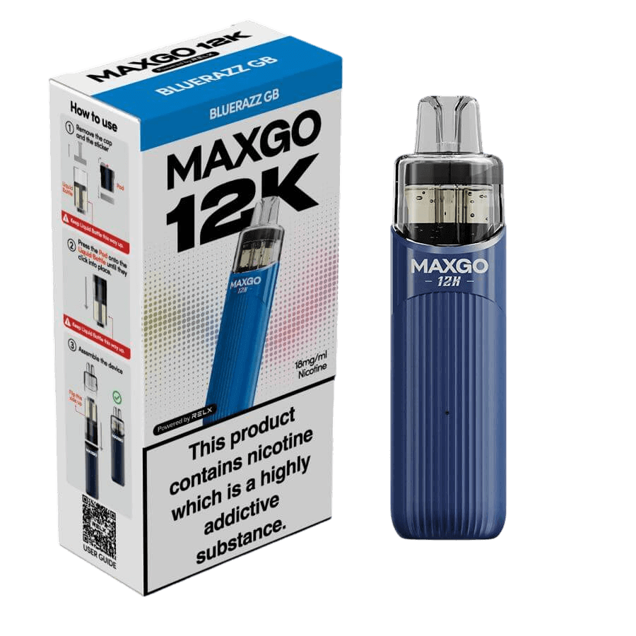 RELX MAXGO 12k Pre-Filled Pod Kit TPD Compliant - Pack Of 3 | only £25.99 | Cheapest Vape Shop in Uk
