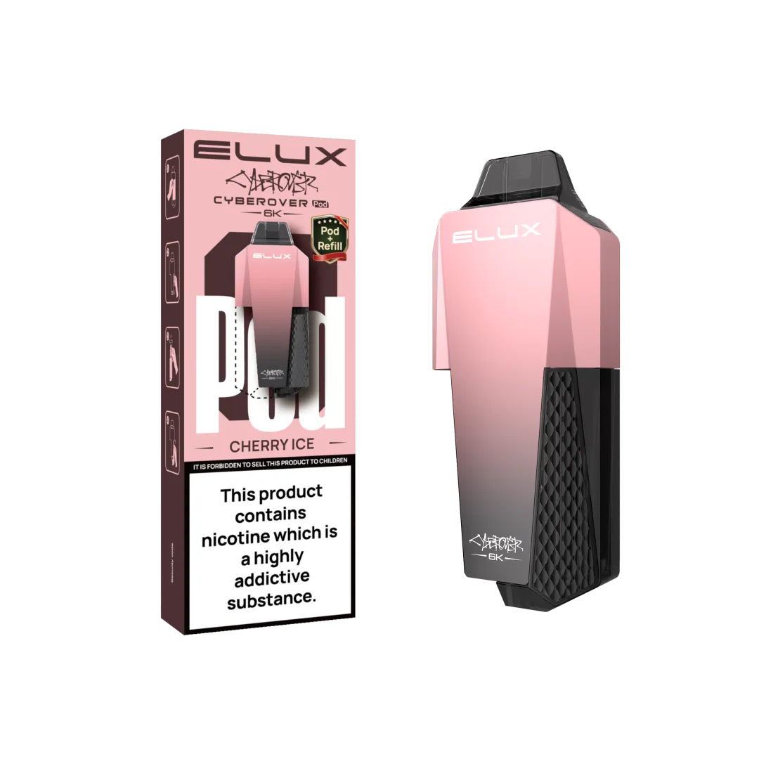 Elux Cyberover 6000 Prefilled Pods | Only £6.99 | Any 3 For £18.99 | only £6.99 | Cheapest Vape Shop in Uk