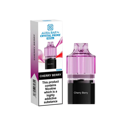 Crystal Prime Aura Bar 10k Replacement Pods - Box of 10 | only £47.25 | Cheapest Vape Shop in Uk