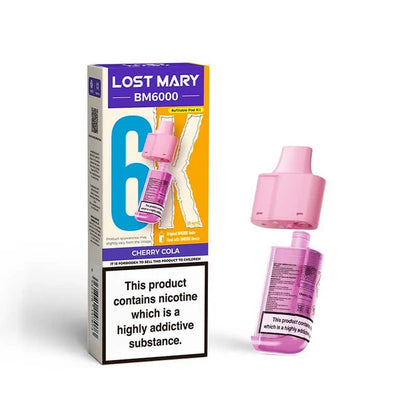 Lost Mary BM6000 Prefilled Vape Pods - Box of 10 | only £52 | Cheapest Vape Shop in Uk