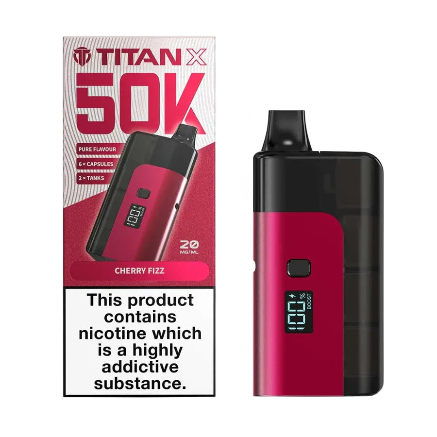 Titan X 50K Prefilled Pod Kit - Box of 10 | only £92.99 | Cheapest Vape Shop in Uk