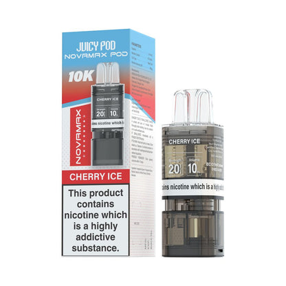 Juicy Pod NovaMax 10K Prefilled Pods - Box Of 10 | only £46.99 | Cheapest Vape Shop in Uk