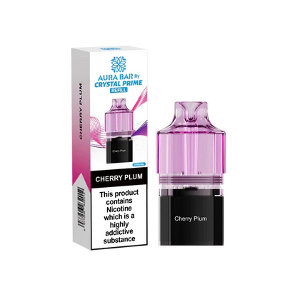Crystal Prime Aura Bar 10k Replacement Pods - Box of 10 | only £47.25 | Cheapest Vape Shop in Uk