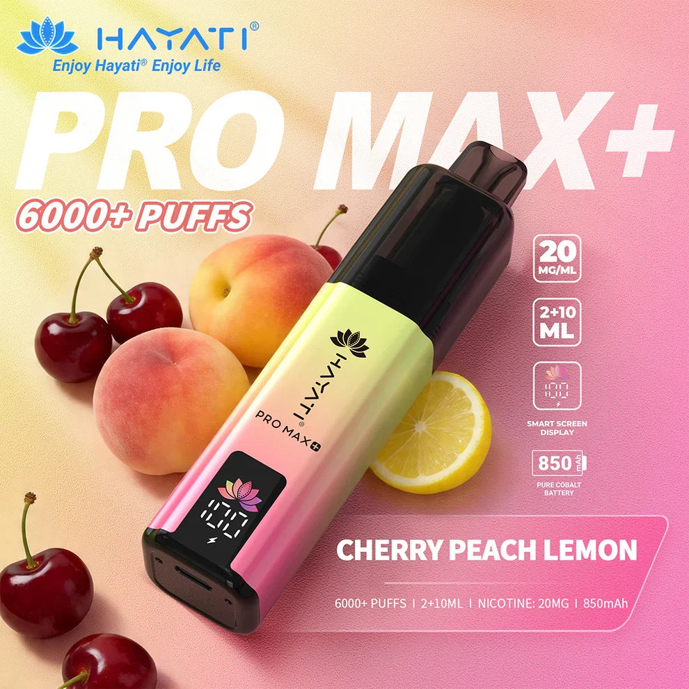 Hayati Pro Max+ 6000 Puffs Prefilled Kit | only £9.99| Cheapest Vape Shop in Uk