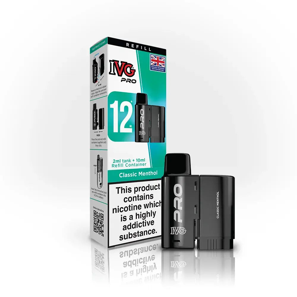 IVG Pro 12 Prefilled Pods | Only £6.99 | Any 3 For £17.99 | only £6.99 | Cheapest Vape Shop in Uk