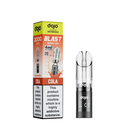 Vaporesso DOJO Blast Go 2000 Prefilled Pods | only £4.49 | Cheapest Vape Shop in Uk