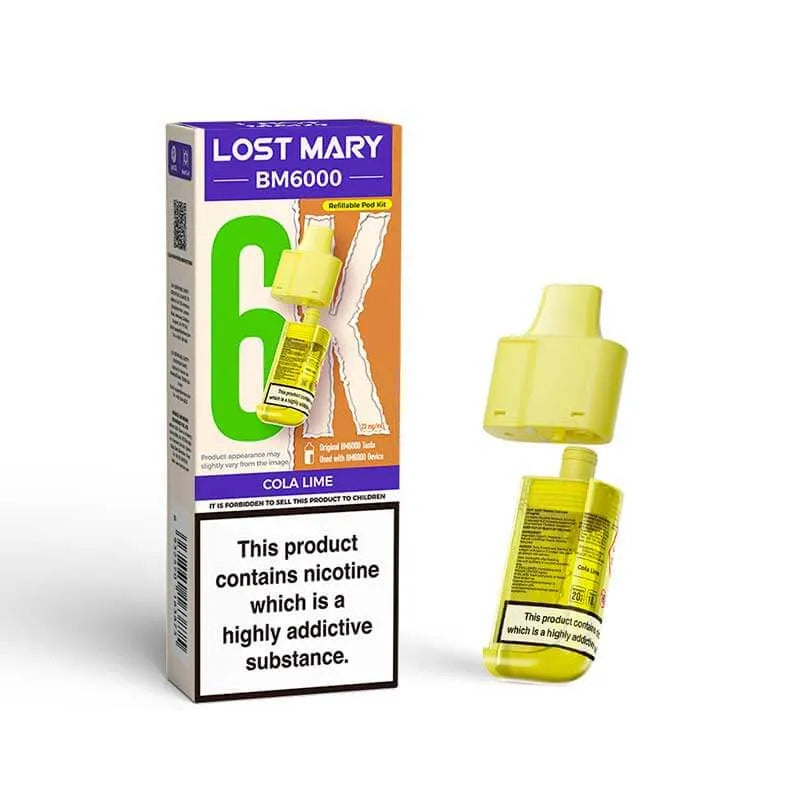 Lost Mary BM6000 Prefilled Vape Pods - Box of 10 | only £52 | Cheapest Vape Shop in Uk