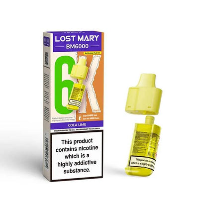Lost Mary BM6000 Prefilled Vape Pods - Box of 10 | only £52 | Cheapest Vape Shop in Uk