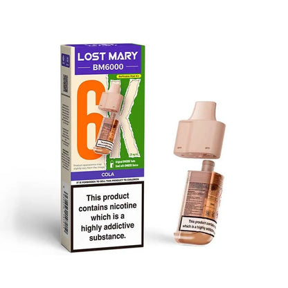 Lost Mary BM6000 Prefilled Vape Pods - Box of 10 | only £52 | Cheapest Vape Shop in Uk