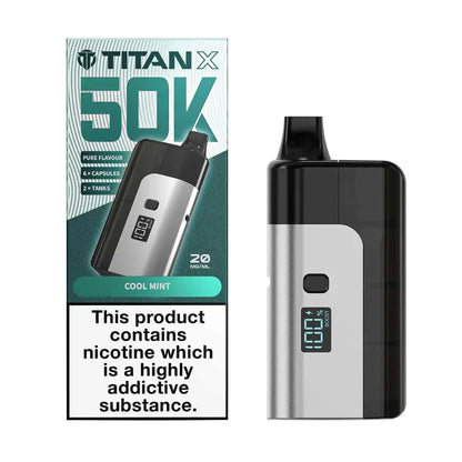 Titan X 50K Prefilled Pod Kit - Box of 10 | only £92.99 | Cheapest Vape Shop in Uk