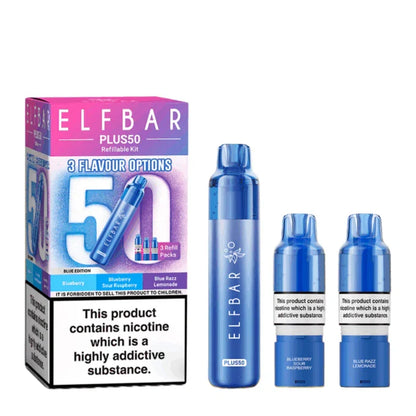 Elf Bar Plus 50 Vape Kit-Box of 10 | only £93.99 | Cheapest Vape Shop in Uk