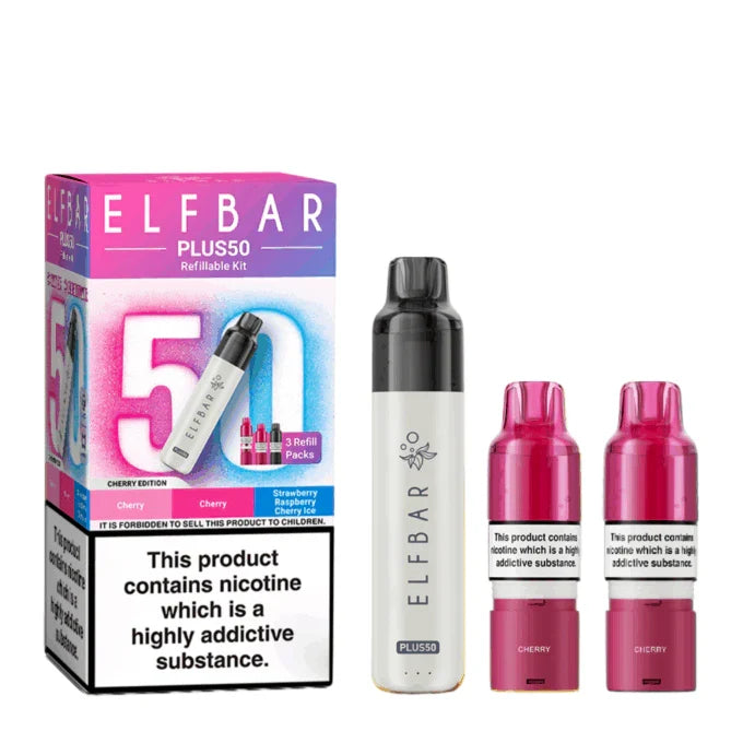 Elf Bar Plus 50 Vape Kit-Box of 10 | only £93.99 | Cheapest Vape Shop in Uk