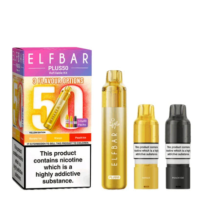 Elf Bar Plus 50 Vape Kit-Box of 10 | only £93.99 | Cheapest Vape Shop in Uk
