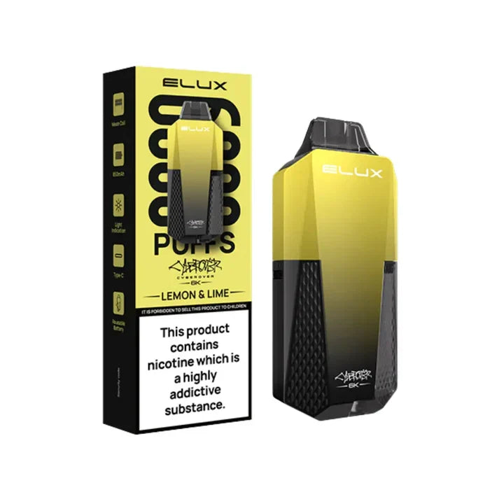 Elux Cyber over 6K Prefilled Vape Kit - Box Of 10 | only £79.99 | Cheapest Vape Shop in Uk