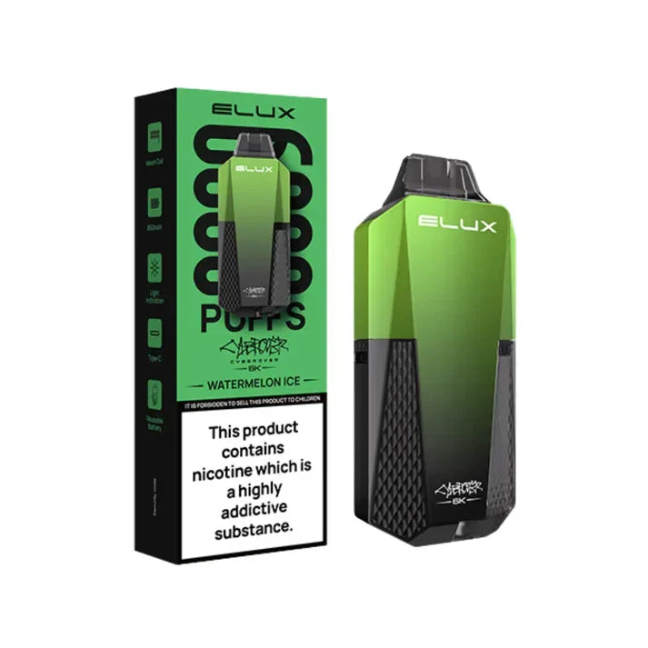 Elux Cyber over 6K Prefilled Vape Kit - Box Of 10 | only £79.99 | Cheapest Vape Shop in Uk