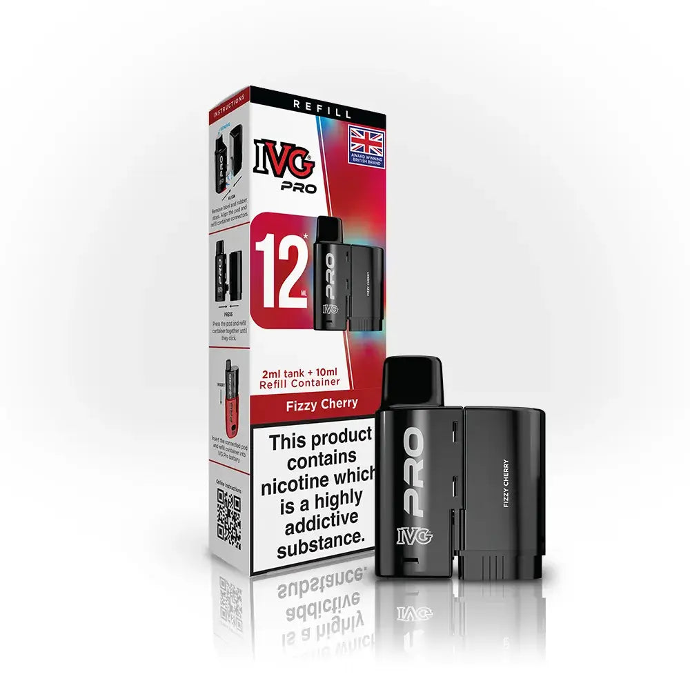 IVG Pro 12 Prefilled Pods - Box of 5 | only £31.99 | Cheapest Vape Shop in Uk
