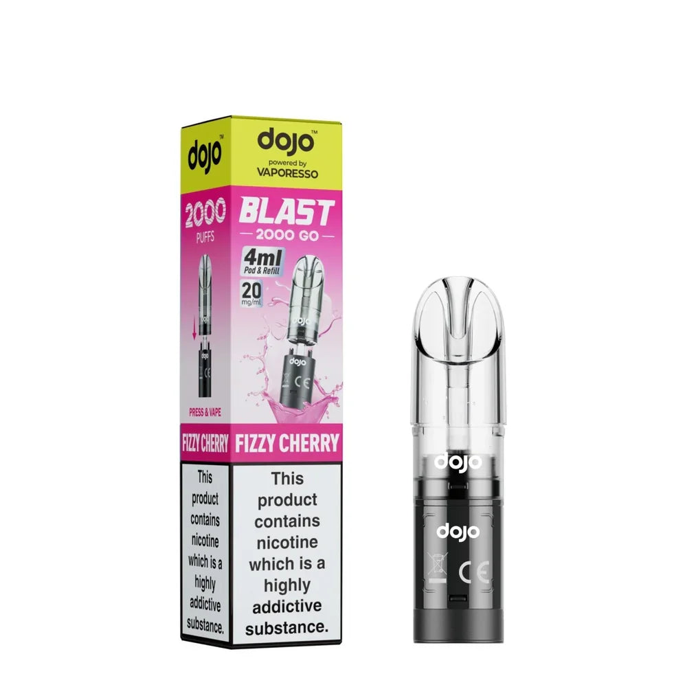 Vaporesso DOJO Blast Go 2000 Prefilled Pods | only £4.49 | Cheapest Vape Shop in Uk