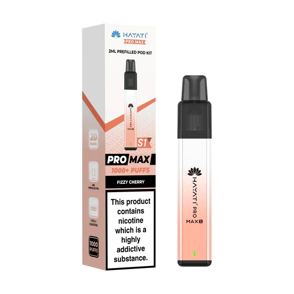 Hayati Pro Max S1 1000+ Puff Pre-Filled Pod Kit | only £5.99 | Cheapest Vape Shop in Uk