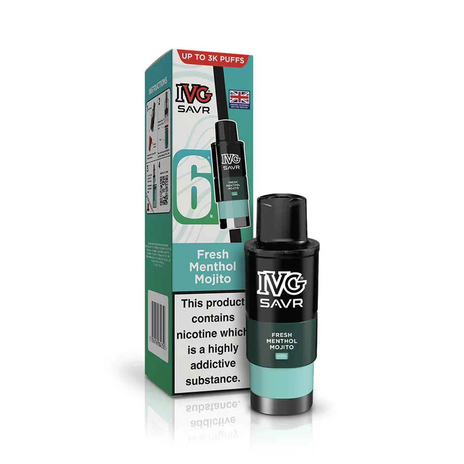 IVG SAVR 3000 Refill Pods - Box Of 5 | only £19.99 | Cheapest Vape Shop in Uk