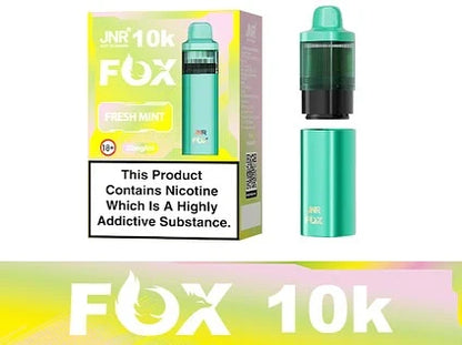 JNR Fox 10K Prefilled Pod Vape Kit | only £9.99 | Cheapest Vape Shop in Uk