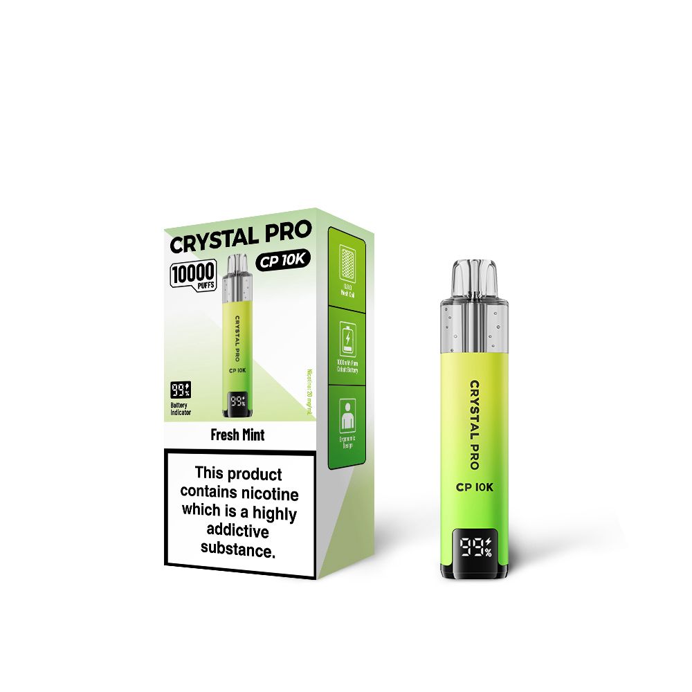 Crystal Pro 10000 (CP10K) Prefilled Kit | only £8.99 |3 for £23| Cheapest Vape Shop in Uk