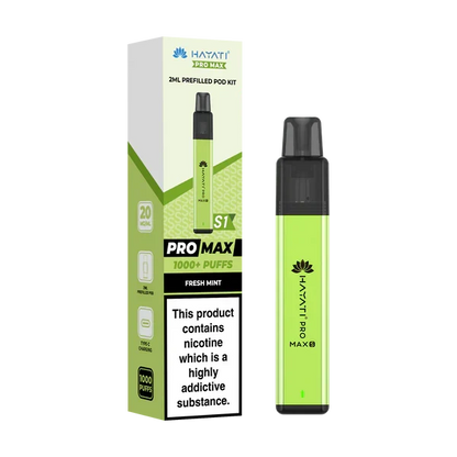 Hayati Pro Max S1 1000+ Puff Pre-Filled Pod Kit | only £5.99 | Cheapest Vape Shop in Uk