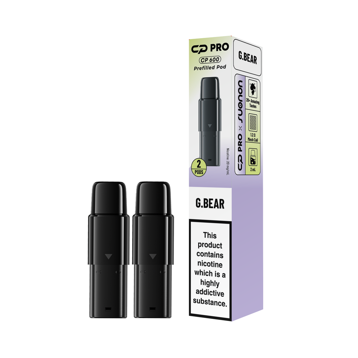 CP Pro 600 Prefilled Pods - Box of 10 (Pack of 2) | only £34.99 | Cheapest Vape Shop in Uk