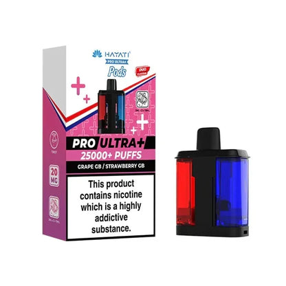 Hayati Pro Ultra Plus 25k Prefilled Pods - Box of 5 | only £39.99 | Cheapest Vape Shop in Uk