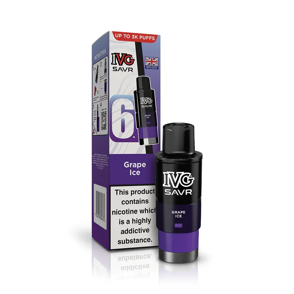 IVG SAVR 3000 Refill Pods - Box Of 5 | only £19.99 | Cheapest Vape Shop in Uk