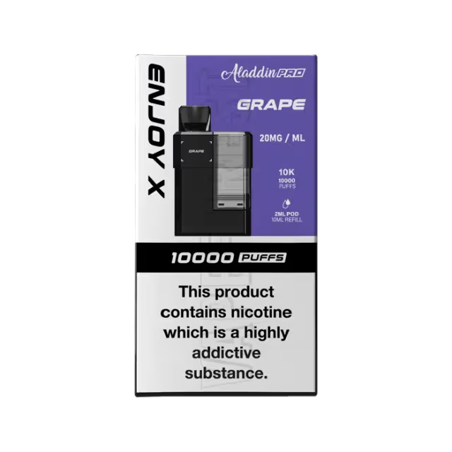 Aladdin Pro Enjoy X 10000 Prefilled Pods - Box of 5 | only £29.99 | Cheapest Vape Shop in Uk