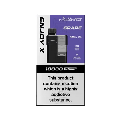 Aladdin Pro Enjoy X 10000 Prefilled Pods - Box of 5 | only £29.99 | Cheapest Vape Shop in Uk