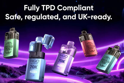 HQD Glow Air 35K Prefilled Pods | Only £8.49 | Any 3 For £24.99 | only £8.49 | Cheapest Vape Shop in Uk