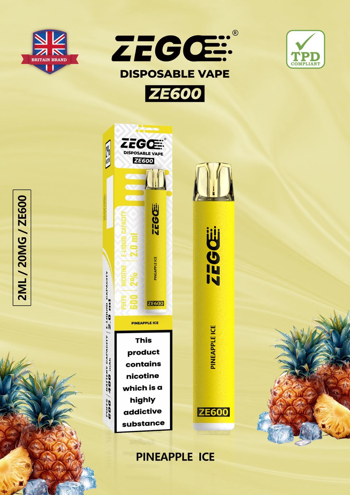Zego ZE600 - Box of 10 | only £19.99 | Cheapest Vape Shop in Uk
