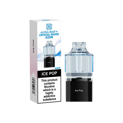 Crystal Prime Aura Bar 10k Replacement Pods - Box of 10 | only £47.25 | Cheapest Vape Shop in Uk