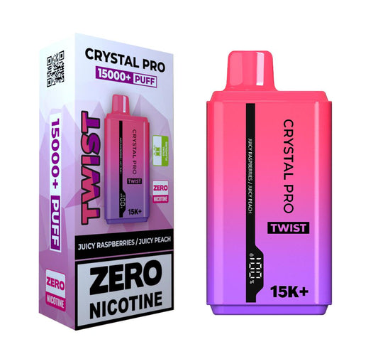 Crystal Pro Twist 15000 Puffs Prefilled Vape Zero Nicotine | only £9.99 | Cheapest Vape Shop in Uk