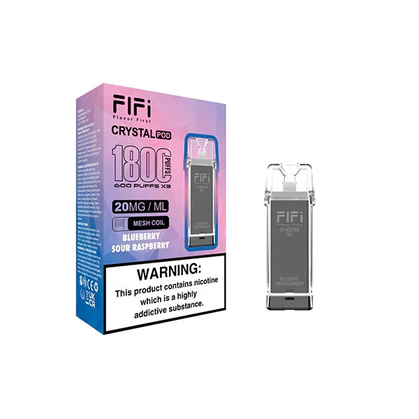 Flfi Crystal Replacement Vape Pods 1800 Puffs- Box of 10 | only £74.00 | Cheapest Vape Shop in Uk