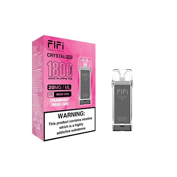 Flfi Crystal Replacement Vape Pods 1800 Puffs- Box of 10 | only £74.00 | Cheapest Vape Shop in Uk