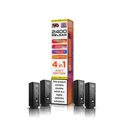 IVG 2400 Reload Prefilled Pods - Box of 5 | only £35.99 | Cheapest Vape Shop in Uk