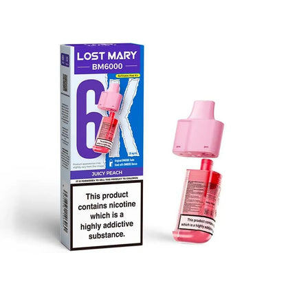 Lost Mary BM6000 Prefilled Vape Pods - Box of 10 | only £52 | Cheapest Vape Shop in Uk