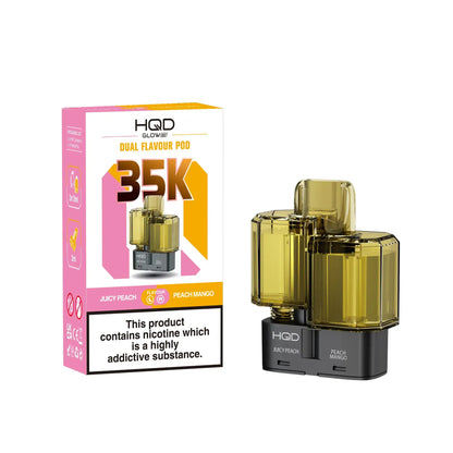 HQD Glow Air 35K Prefilled Pods - Box of 5 | only £37 | Cheapest Vape Shop in Uk