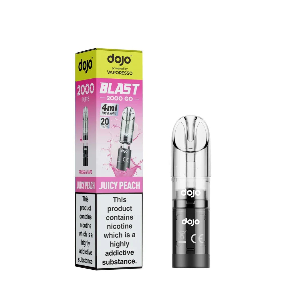 Vaporesso DOJO Blast Go 2000 Prefilled Pods | only £4.49 | Cheapest Vape Shop in Uk