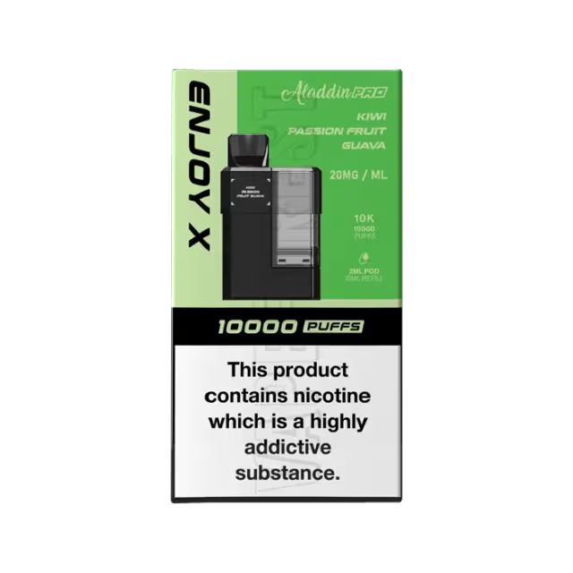Aladdin Pro Enjoy X 10000 Prefilled Pods - Box of 5 | only £29.99 | Cheapest Vape Shop in Uk