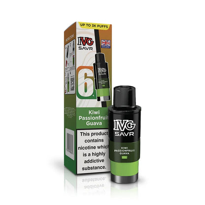 IVG SAVR 3000 Refill Pods - Box Of 5 | only £19.99 | Cheapest Vape Shop in Uk