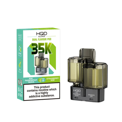 HQD Glow Air 35K Prefilled Pods | Only £8.49 | Any 3 For £24.99 | only £8.49 | Cheapest Vape Shop in Uk