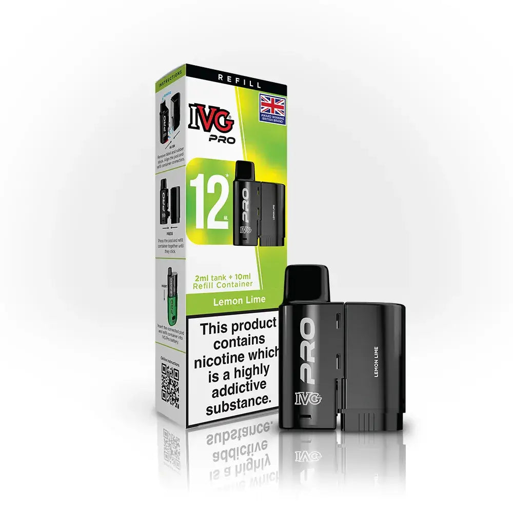IVG Pro 12 Prefilled Pods - Box of 5 | only £31.99 | Cheapest Vape Shop in Uk