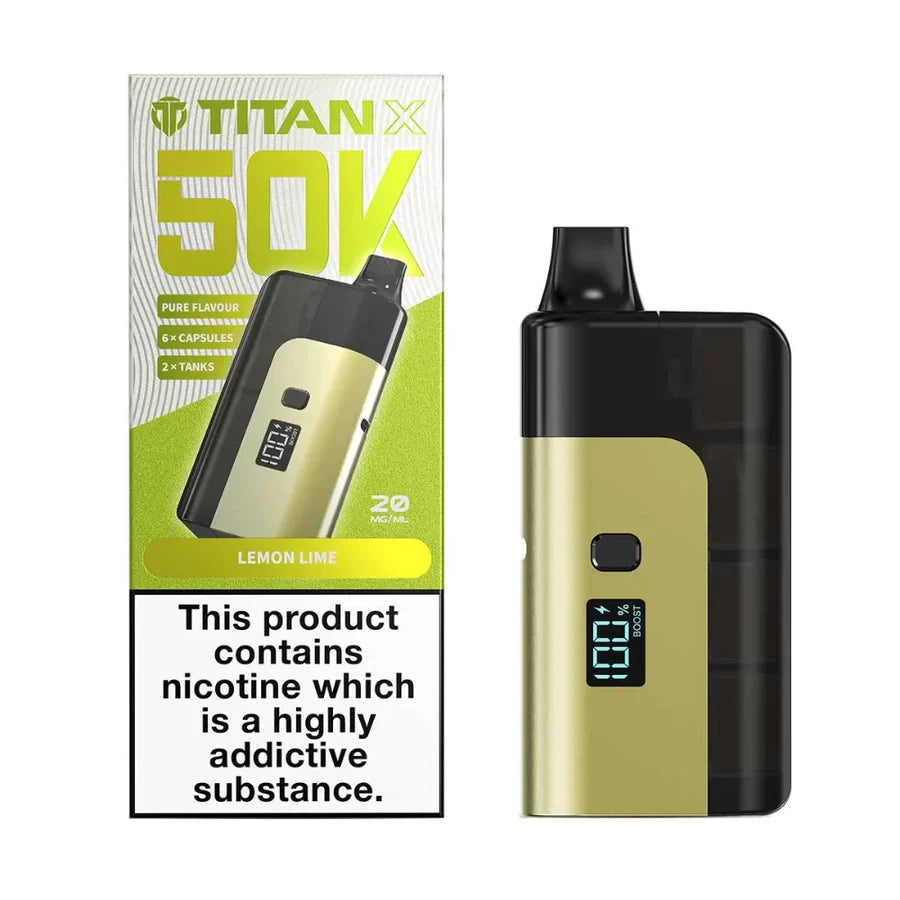 Titan X 50K Prefilled Pod Kit | only £11.49 | Cheapest Vape Shop in Uk